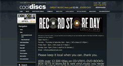 Desktop Screenshot of cooldiscsmusic.com