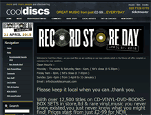 Tablet Screenshot of cooldiscsmusic.com